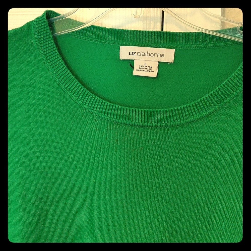 Liz Claiborne short sleeve sweater